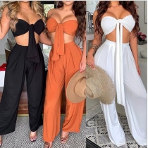 Sexy two-piece slim fit jumpsuit HC732