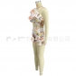 Women's Irregular Fashion Suit with Slanted Shoulder Ruffle Print Shorts YY8608