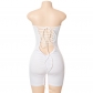 One-shoulder tight-fitting thin rope strapped one-piece shorts women Y22RP290