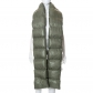 Solid color fashion trend street shot lengthened cotton jacket scarf M22TP438