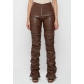 Fashion tight PU leather trousers for autumn and winter WDS220915