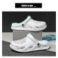 EVA hole shoes wear anti-skid soft soled Baotou sandals outside in summer, casual slackers half drag beach shoes S677668527135
