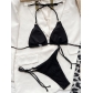 Solid Bikini Women's Split Swimsuit Triangle Bikini B899W