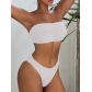 3D striped fabric sexy bikini LG156