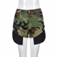 Sexy pocket camouflage zipper personalized work shorts 9498PD