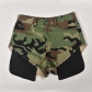 Sexy pocket camouflage zipper personalized work shorts 9498PD