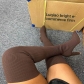 Pointed thick heeled knitted knee boots, oversized elastic wool socks, long boots LG680807468845