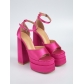 Hentian High Thick Sole Flat Button Strap Women's Sandals XSD678110182916