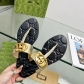 Genuine leather casual and fashionable flat bottomed clip toe women's slippers and sandals S687373813995-1