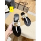 Genuine leather casual and fashionable flat bottomed clip toe women's slippers and sandals S687373813995-2