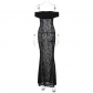 Chest Wrap Raglan Long Sleeve Dress D3A14334G