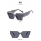 Square large frame sunglasses KD9371