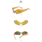 Irregular shaped sunglasses, fashionable sunglasses KD6619